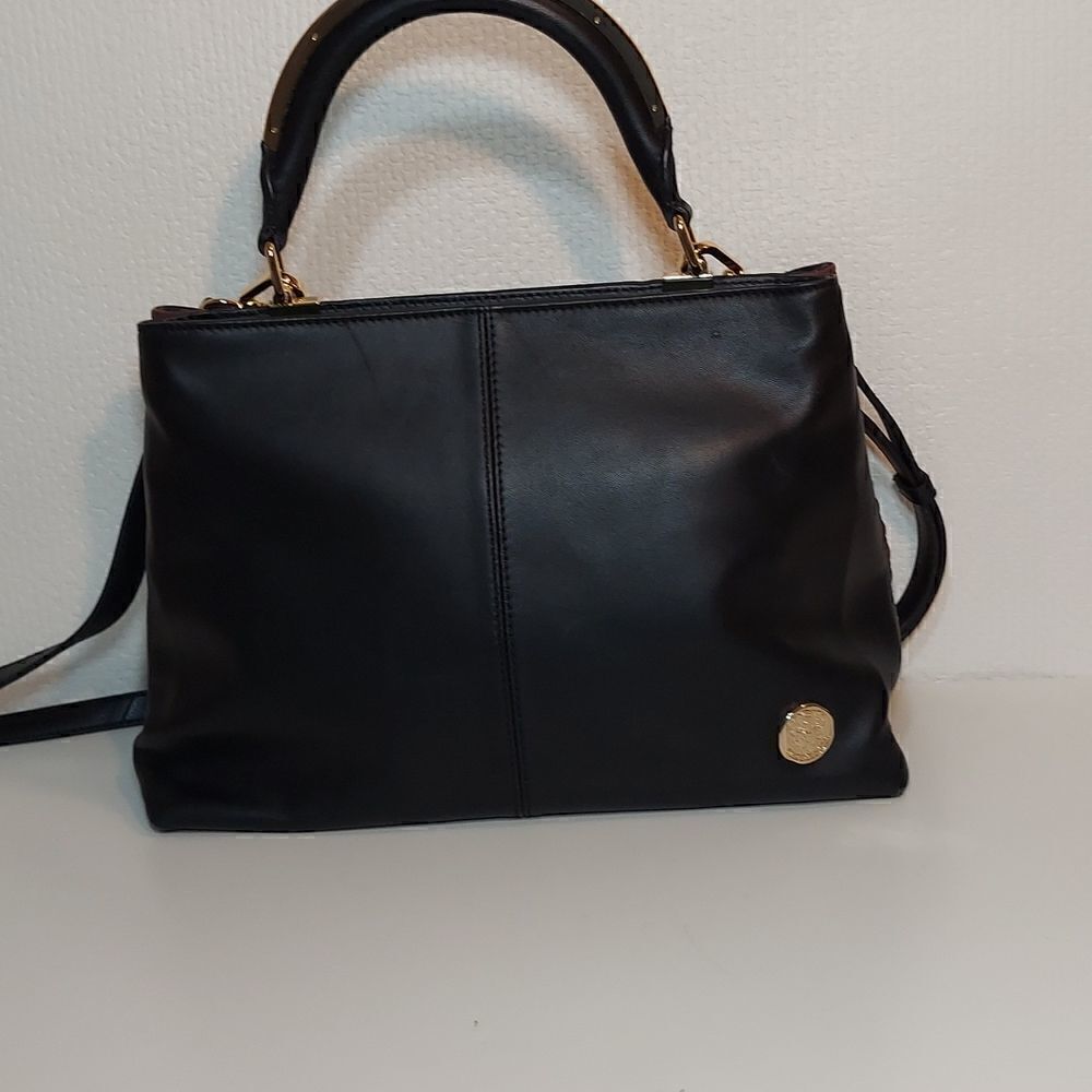 Vince Camuto Quilted Leather Satchel - Picture 6 of 12